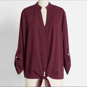 ModCloth Toe Front Blouse